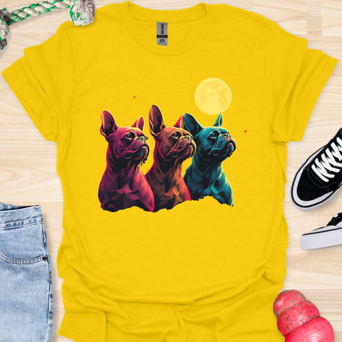 Bulldog & Moon - V1 - Stylish T-Shirt